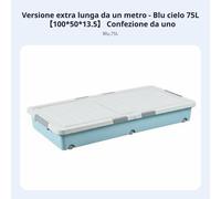 Contenitore Sottoletto con Rotelle Design Piatto ScatoL & A Piatta con Ruote