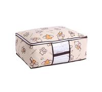 Contenitore sottoletto per trapunte, coperte, vestiti, vestiti, borsa pieghevole(Bear-1pcs,S)