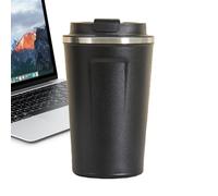 - Contenitore sottovuoto a doppia parete, bottiglia portatile per bevande da viaggio, riutilizzabile, in acciaio, per bevande calde e fredde, design premium per attività all'aria aperta e