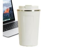 - Contenitore sottovuoto a doppia parete, bottiglia portatile per bevande da viaggio, riutilizzabile, in acciaio, per bevande calde e fredde, design premium per attività all'aria aperta e