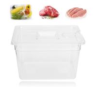 Contenitore Sous Vide Pieghevole con Cerniera contenitore acqua roner 11 Litri contenitore acqua roner Riscaldamento Rapido, Calibrato, Resistente, con Máquinas para cocinar al vacío