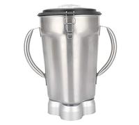 Contenitore spremiagrumi in acciaio inox da 4 litri con 2 manici per miscelatore commerciale CAC72, sicuro e durevole