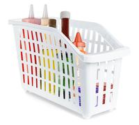Contenitore stretto bianco su ruote da 13 l