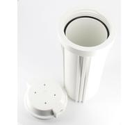 Contenitore - Tazza filtro acqua 10" attacco 1/4" - bianco osmosi