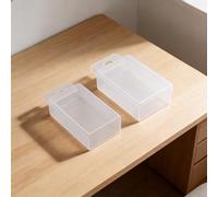 Contenitore telescopico in plastica trasparente per riporre in modo sicuro punte da trapano, frese, punte elicoidali e rubinetti (2)