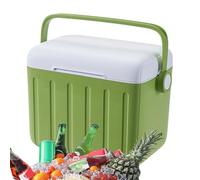 Contenitore termico da 6 litri, con borsa di ghiaccio, da campeggio, per preparare pasti, da viaggio, auto, pesca, spiaggia, picnic, attività all'aperto, cantiere