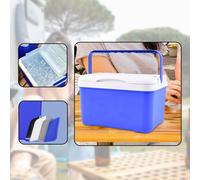 Contenitore termico ermetico per ghiaccio, ideale per picnic in bancarella