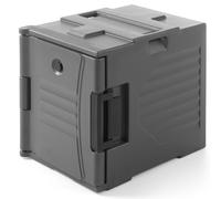 HENDI Scatola isotermica a carico frontale per contenitori GN 1/1, AmerBox, per mantenere alimenti caldi o freddi, 477x680x(H)620mm, LDPE