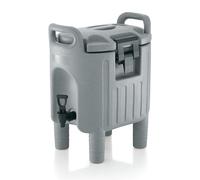 Contenitore termico per alimenti, Thermos per alimenti caldi, Dispenser termico con rubinetto - Grigio, 7,5L