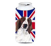 Contenitore termico per bevande alto con bandiera britannica e bandiera Union Jack, Springer Spaniel SC9837TBC