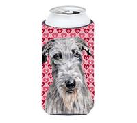Contenitore termico per bevande alto ""Cuori e amore"" di Scottish Deerhound SC9706TBC