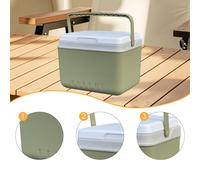 Contenitore Termico Per Ghiaccio Con Maniglia, Per Campeggio, Spiaggia