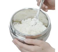 Contenitore termico per il pranzo, a 2 strati, in acciaio inox, 1 l, a prova di perdite, per pasti quotidiani, pranzi scolastici e pasti all'aperto