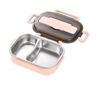 Contenitore termico per il pranzo, capacità 1 litro, in acciaio inox, design portatile a tenuta stagna, mantiene la temperatura dei pasti per i pendolari,spazioso Isolamento termico Lunch Box,(rosa)