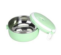Contenitore Termico per Il Pranzo, Scatola Isolante per Alimenti Caldi Impilabile, Thermos per Alimenti Caldi Contenitore per Alimenti Rotondo in Acciaio Inox 304 Contenitori per (Monostrato 304