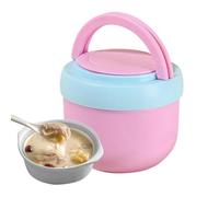 Contenitore termico per zuppe, a bocca larga, a prova di perdite, con cucchiaio, termica per il pranzo, per viaggi, ufficio, campeggio, picnic, pendolari, scuola, viaggi su strada