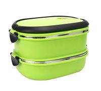 Contenitore termico termico termico in acciaio inox, contenitore per alimenti per picnic all'aperto (Two tiers)