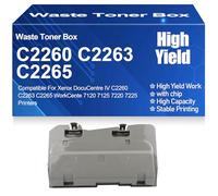 Contenitore toner di scarto compatibile IV C2260 C2263 C2265 008R13089, ad alta capacità per Xerox DocuCentre IV C2260 C2263 C2265 WorkCente 7120 7125 7220 7225 Stampanti,8R13089-1PC
