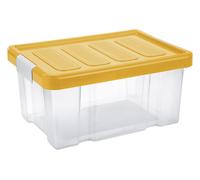 Tontarelli Contenitore (43Lt) con ruote PUZZLE BOX Giallo 8035636ABV