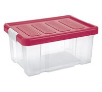 Tontarelli Contenitore (43Lt) con ruote PUZZLE BOX Ciliegia 8035636ACH