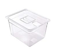 Contenitore Trasparente con Coperchio, Contenitore Sous Vide Contenitore, per Bistecca, Cottura a Vapore Lento, Contenitore Sous Vide Tools, Contenitore per Cottura Sous Vide - 11 Litri