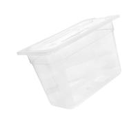 Contenitore trasparente da 6 litri Sous Vide Serbatoio dell'acqua efficiente Bassa Temperatura Pentola a cottura lenta Contenitore con bordo rotondo Contenitore con bordo rotondo