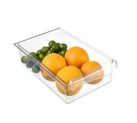 Contenitore trasparente for frigorifero da appendere, cassetto scorrevole, contenitore for frutta e verdura, vassoio