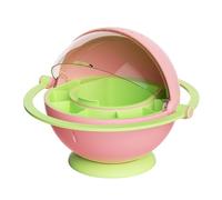 Contenitore trasparente per allevamento di bachi da seta, gabbia educativa per habitat di crescita, divertente strumento di osservazione (23,5 x 24,2 x 18,2 cm), ideale per scuola, classe e uso
