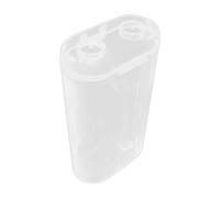 Contenitore trasparente per batterie AAA | Contenitore protettivo per batterie AAA | Organizer portatile custodia protettiva con coperchio per mantenere pulito asciutto e facilmente accessibile