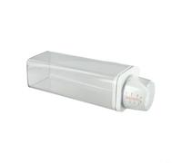 Contenitore trasparente per detersivo in polvere, 1900 ml, trasparente | Doppia guarnizione in silicone, coperchio a prova di perdite, mantiene la polvere asciutta, grande capacità 1900 ml