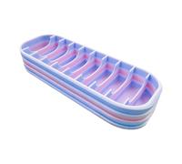 Contenitore trasparente per perline, 10 scomparti stampati in 3D, contenitore per pittura con strass, mini scatole per tappi per le orecchie, per gioielli, gemme, colla, ufficio, scuola, dormitorio