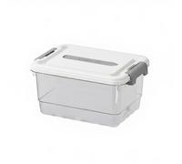 Contenitore trasparente, PP spesso, coperchio e manico, multi-misura, organizer