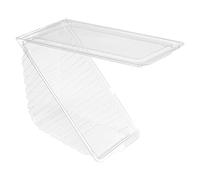 Contenitore Triangolo Per 3 Sandwich 11X11X7,5 Cm Trasparente Pet - 500 Unità