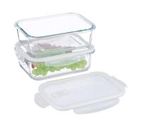 Contenitore Vetro Alimenti Coperchio Set Vaschetta Pasti Alimentari Meal Prep