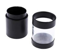 Contenitore vuoto per rossetto, pinzette, pennelli da trucco, scatola rosa, Nero , 15.1 x 6.7cm, come descrizione