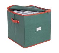 CONTENITORE XMAS SFERE QU VERDE 27P D100