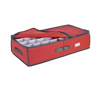 CONTENITORE XMAS SFERE RETTANGOLARE ROSS 64P D80