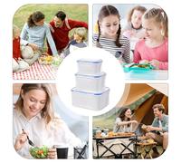 Contenitori Alimenti Da Cucina | Scatola Traspirante con Drenaggio Trasparente | Contenitore Verdura Frutta Alimenti | Per Cucina Frigorifero Dispensa Pranzo Campeggio Preparazione Pasti Casa