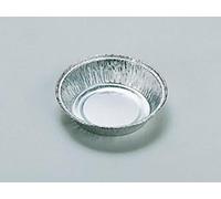 CONTENITORI ALLUMINIO C9G 100PZ VASCHETTE ROTONDE FORMA PER ALIMENTI