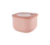 Guzzini - Kitchen Active Design, STORE&MORE BIO, Contenitore Ermetico Alto per Frigo/Freezer/Microonde (M) - Rosa Fiori di Pesco, 16 x16 x h10,7 cm | 1550cc - 170723251