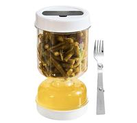 Contenitori Cetrioli Clessidra, Barattolo Con Colino, Cetrioli ermetici E Contenitore D'oliva Per Separare Il Cibo Dalla Salamoia, Barattolo Di Sottaceto Per Cetrioli, Oliva, Ananas