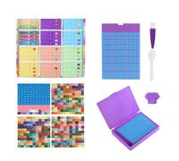 Contenitori con strass, vassoi per pittura con strass, con coperchi, per gemme, organizer per adulti, uomini, donne, ragazze, giovani e adolescenti