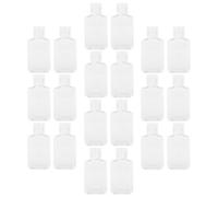 Contenitori Cosmetici 20 Pezzi da Viaggio 60ml, in Petg e Pp | Coperchio a Ribalta Dosaggio Facile, Design a Conchiglia, per Spostamenti e Viaggi, Piccoli Fori, Uso Ordinato