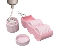 Contenitori cosmetici ricaricabili, contenitori per toilette in silicone per creme, bottiglie portatili per la conservazione della cura del viso e del trucco per viaggi e escursioni a casa