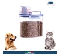 Contenitori Crocchette CaneGatto Con Misurino Contenitore Crocchette