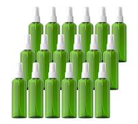 Contenitori da viaggio for cosmetici, barattoli da viaggio for articoli da toeletta, 50 pezzi vuoti da 100 ml in plastica PET marrone, flaconi spray a pompa a nebbia fine con tappo bianco portatile(Gr