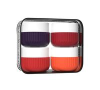 Contenitori da viaggio per articoli da toeletta bottiglie da viaggio con sacchetti trasparenti a tenuta stagna in silicone per crema cosmetica per le mani