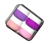 Contenitori da viaggio per articoli da toeletta Vasetti di crema in silicone con borsa trasparente Accessori da viaggio per cosmetici viso corpo crema mani