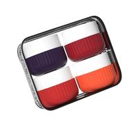 Contenitori da viaggio per articoli da toeletta Vasetti di crema in silicone con borsa trasparente Accessori da viaggio per cosmetici viso corpo crema mani, Vestito rosso.