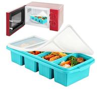 Contenitori Da Zuppa,Scatola Organizer Antiaderente Per Alimenti Con Coperchio | Vassoio Congelatore Zuppa - Per Meal Prep Riso Porzioni Avanzi Salse Lasagne Cucina Casa Dormitorio